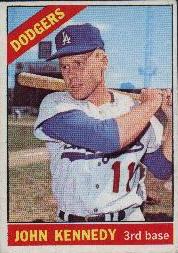 1966 Topps Baseball Cards      407     John Kennedy